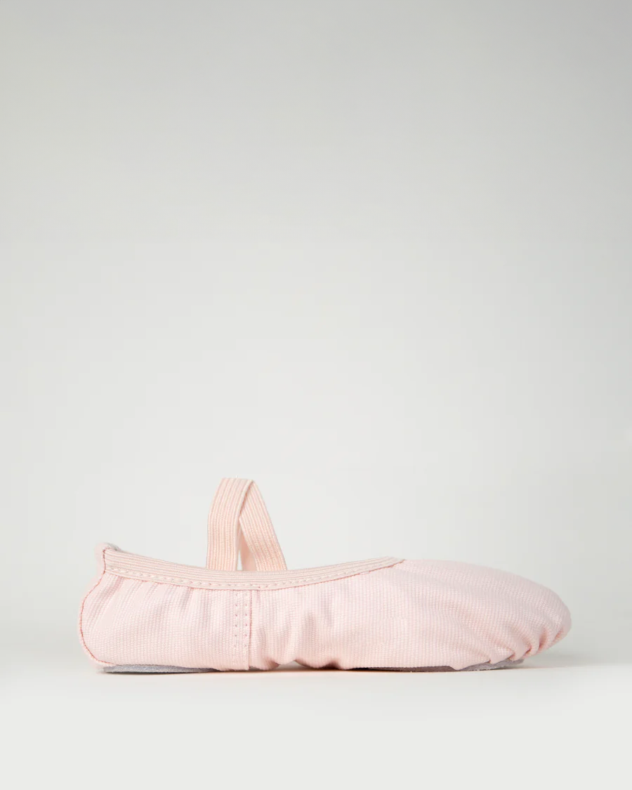Pink Kids Classic Canvas Ballet Shoes (no drawstring)