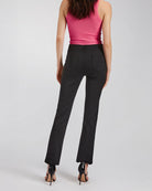 Black Women Business Casual Work Pants | Straight 30''