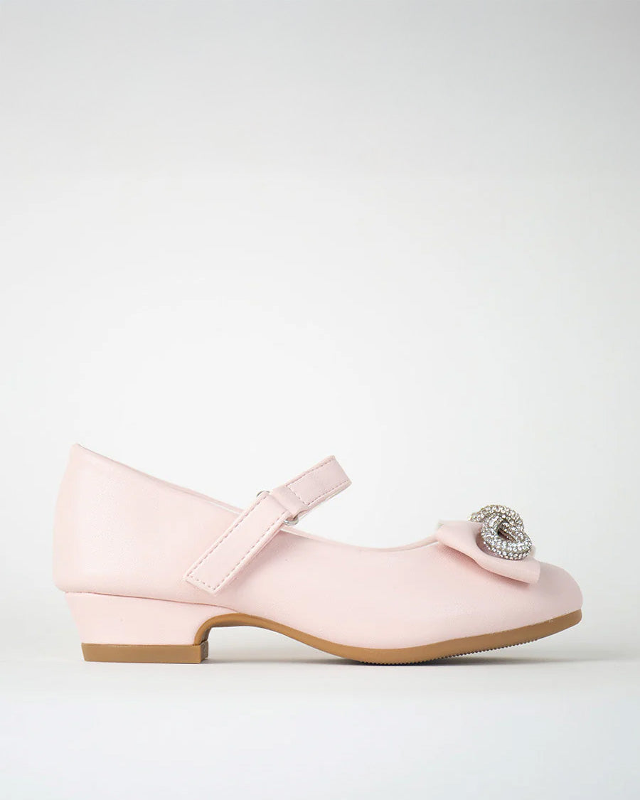 Pink Girls Closed Toe Mary Jane Shoes