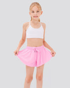 Cotton Candy Girls Flowy Shorts