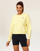 Pina Colada Crop Oversized Sweatshirt
