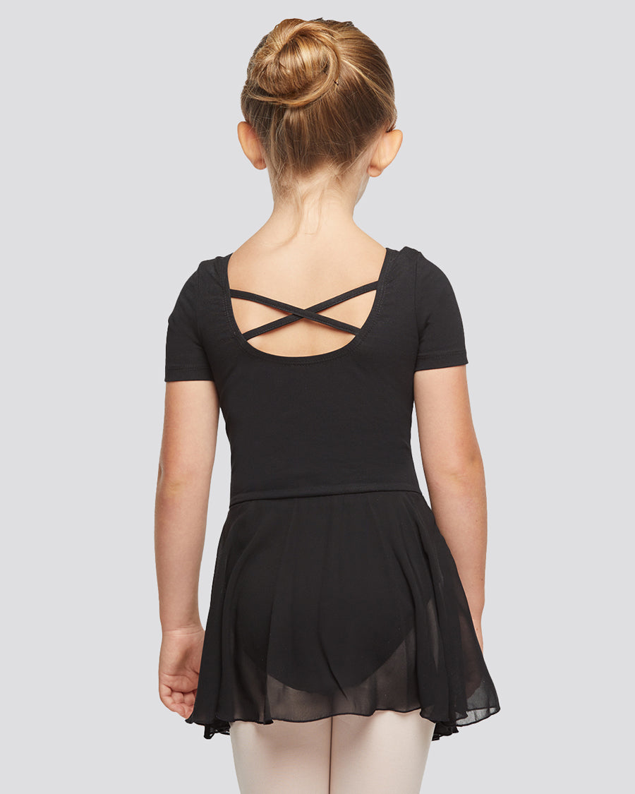 Black Girls Short Sleeve Dress