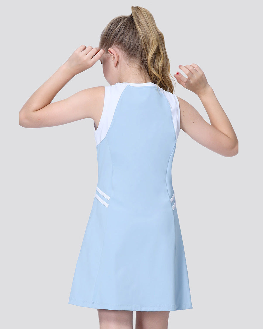 Blue Girls Tennis Dress Golf Outfit Combo