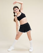 Black Girls Stretchy Athletic Shorts