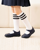 Navy Girls Classic School Uniform Mary Jane Shoes