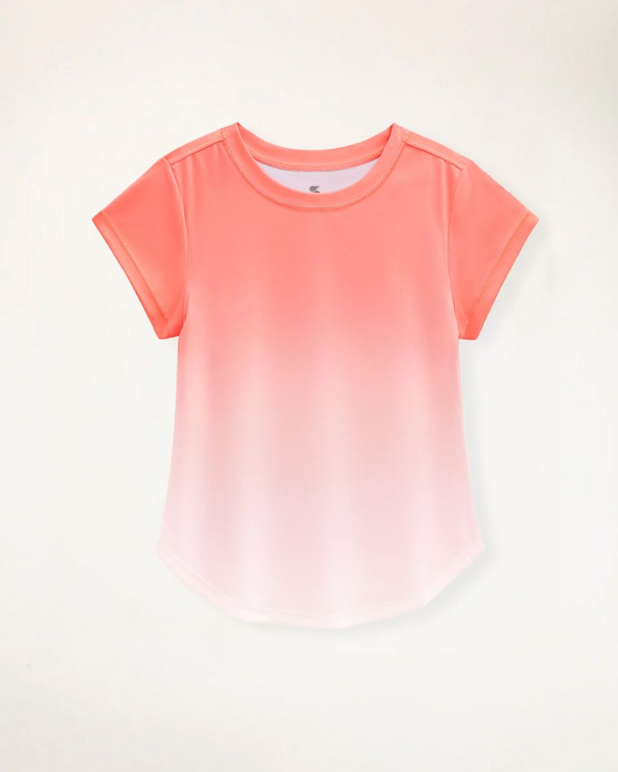 Coral Kids Ombre Athletic T-Shirt