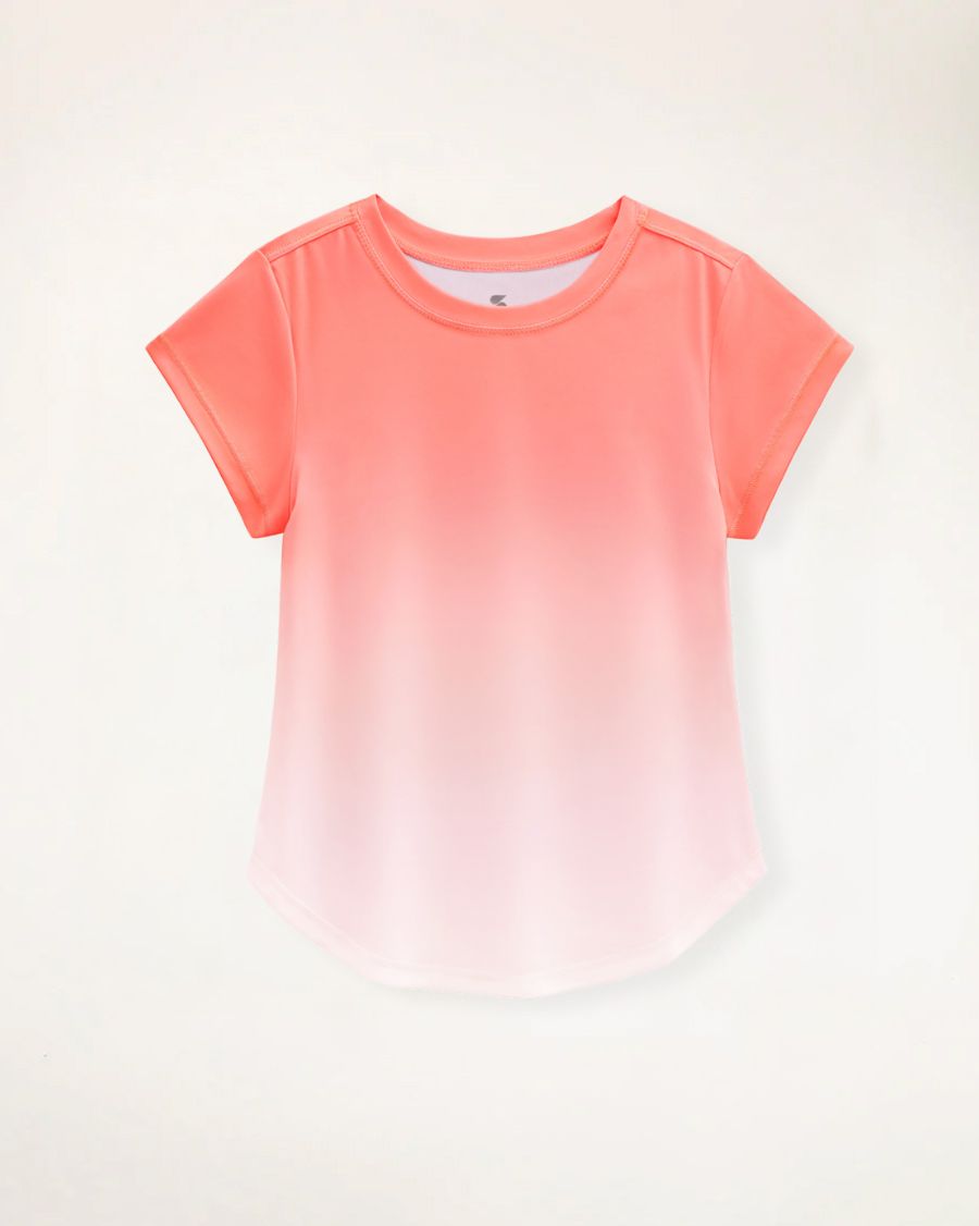 Coral Kids Ombre Athletic T-Shirt