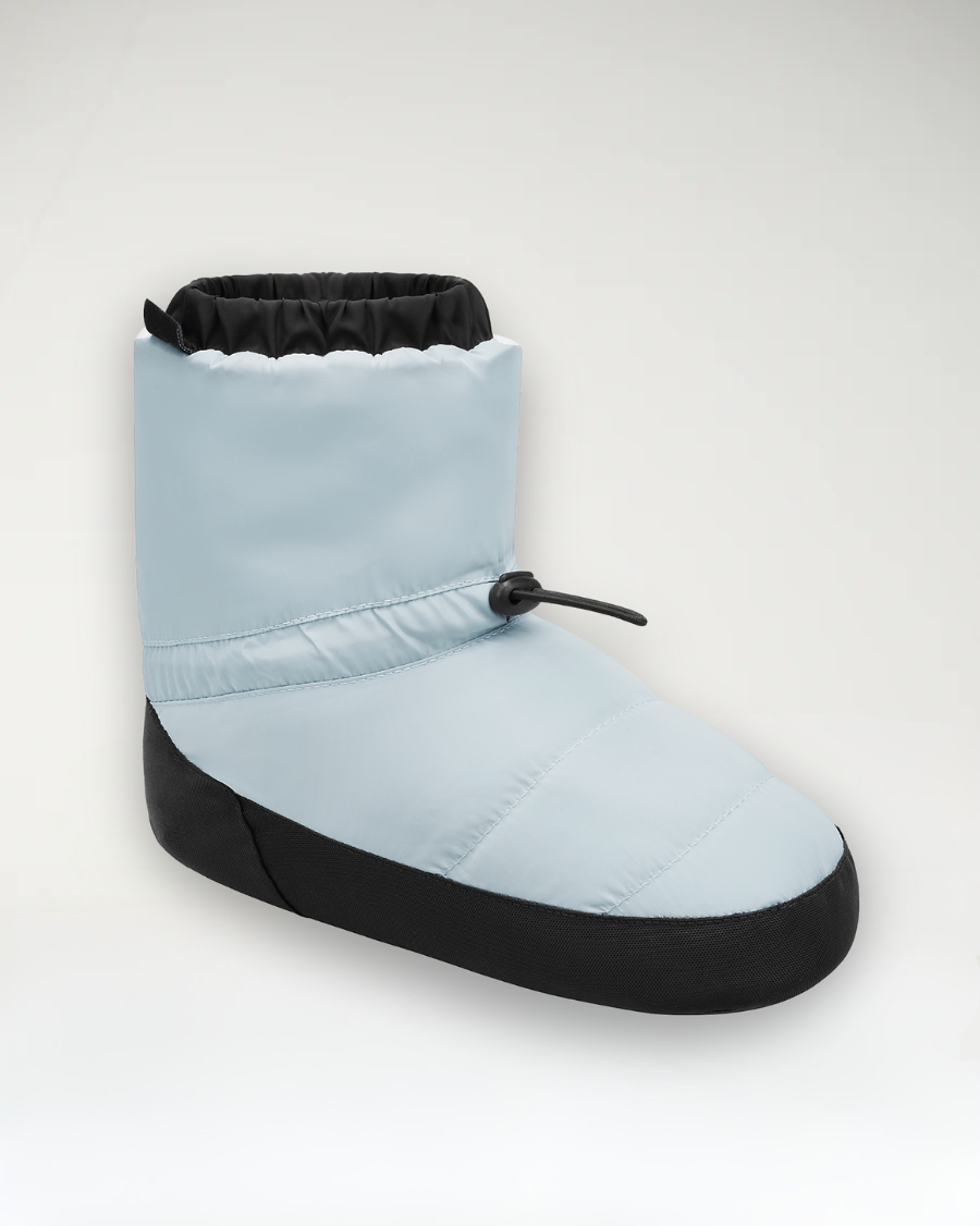 Blue ballet warm up booties