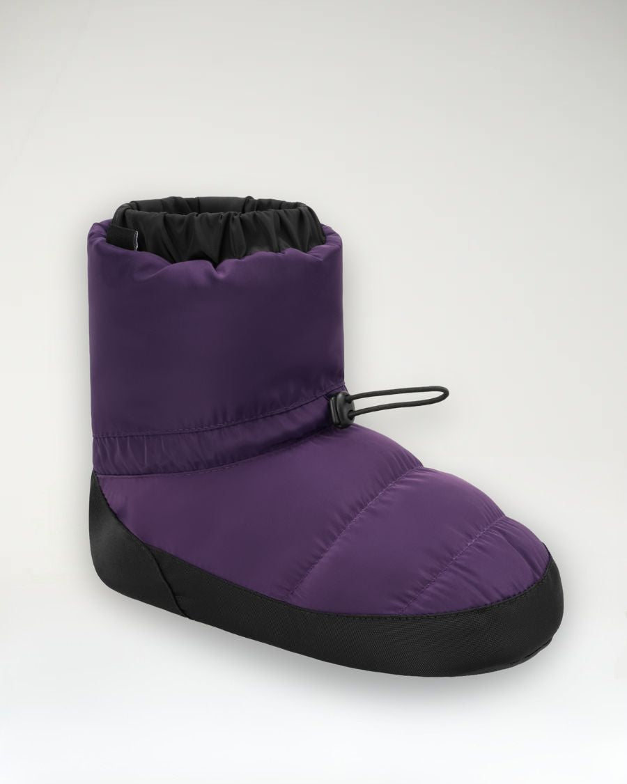 Purple ballet warm up booties
