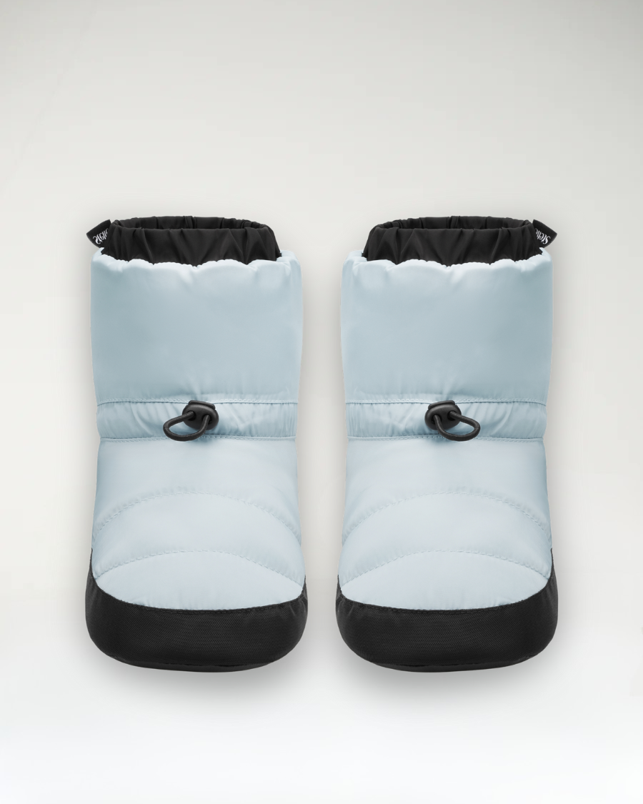 Blue ballet warm up booties