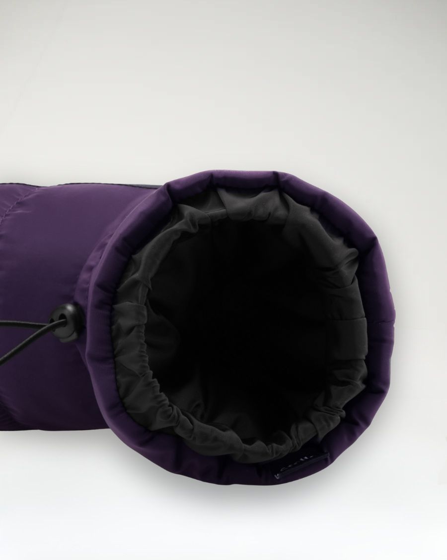 Purple ballet warm up booties