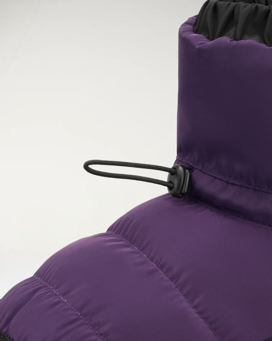 Purple ballet warm up booties