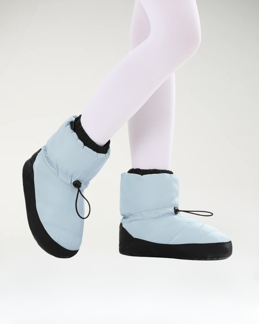 Blue ballet warm up booties
