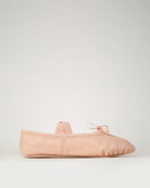Ballet Pink Kids PU Leather Ballet Shoes (Full Sole, With Lace)