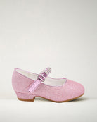 Fuchsia Girls Low Heel Mary Jane Dress Shoes