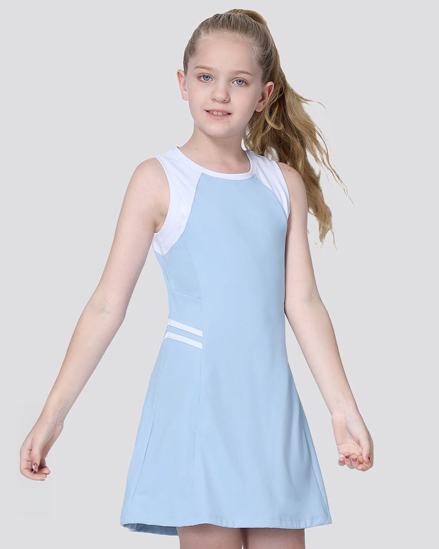 Blue Girls Tennis Dress Golf Outfit Combo