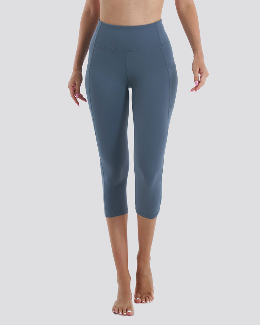 Grey Sage DreamComfort Capri Yoga leggings