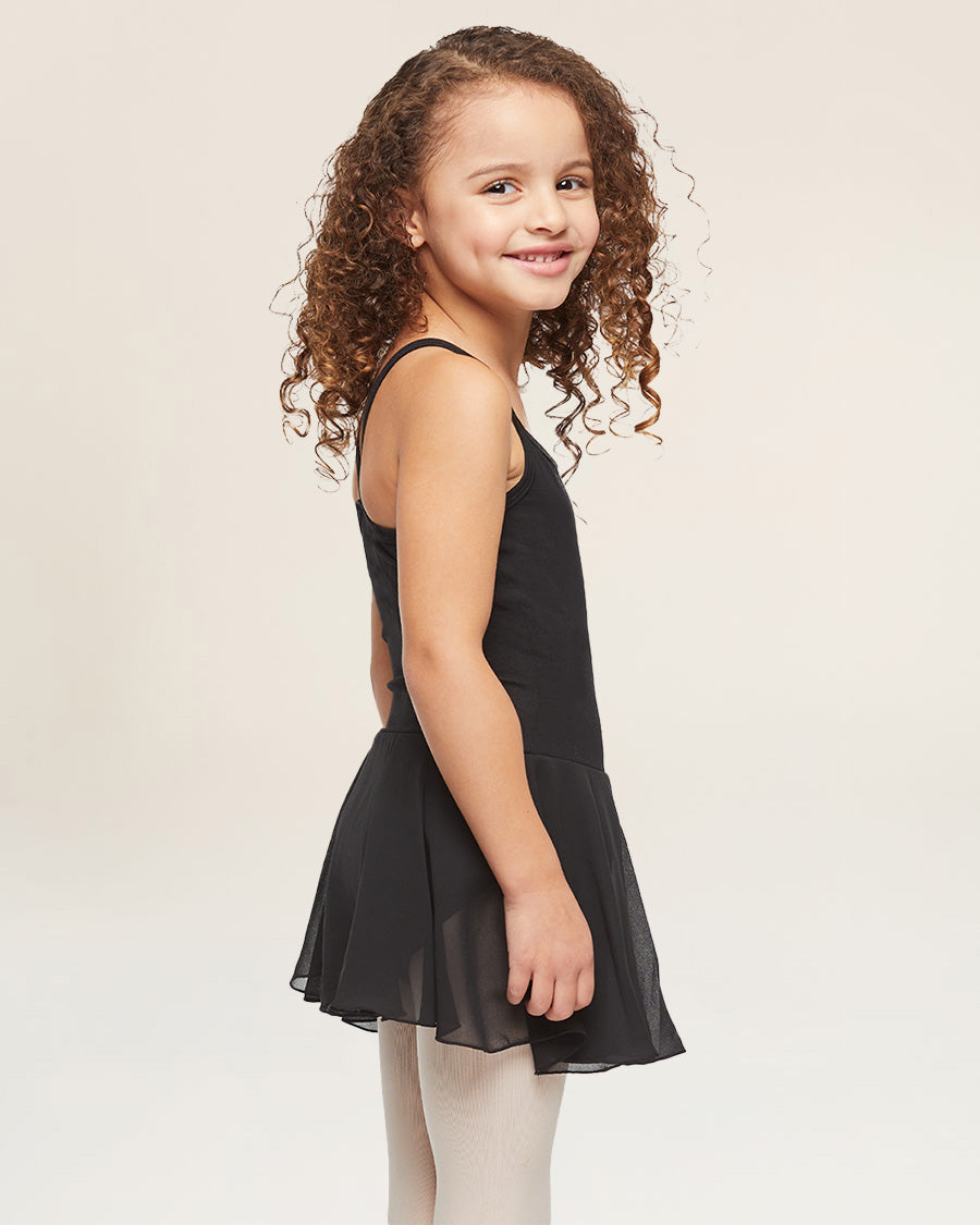 Black Girls Camisole Dance Dress