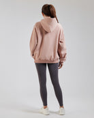 Rose Clay Long-Sleeve Oversized Hoodie