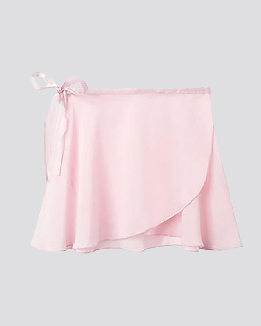 Pink Women Chiffon Wrap Skirt