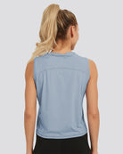 Blue Origin Sleeveless Workout Crop Top