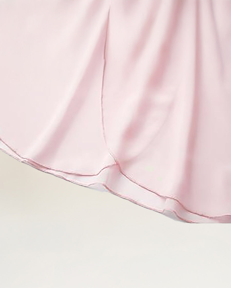 Ballet Pink Girls Chiffon Pull-On Skirt