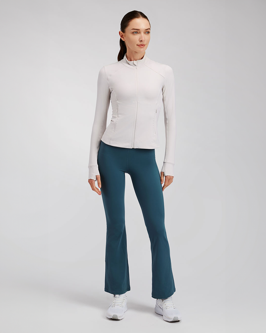 Canal Green Bootcut High Waisted Yoga Pants