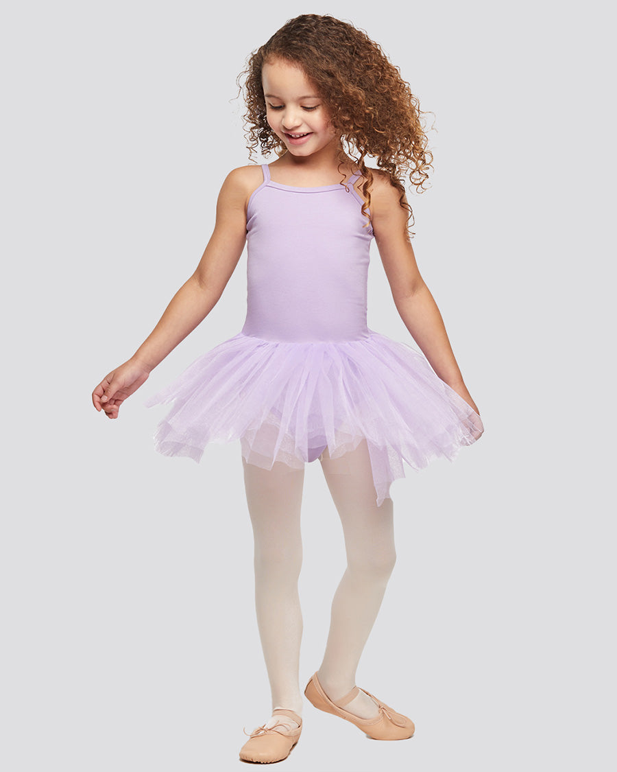 Lavender Girls Camisole Tulle Dress