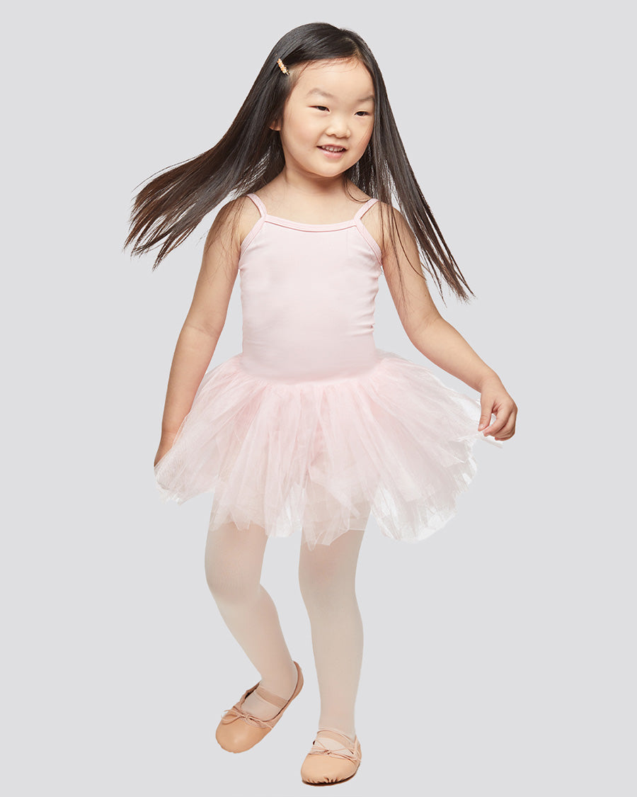 Ballet Pink Girls Camisole Tulle Dress
