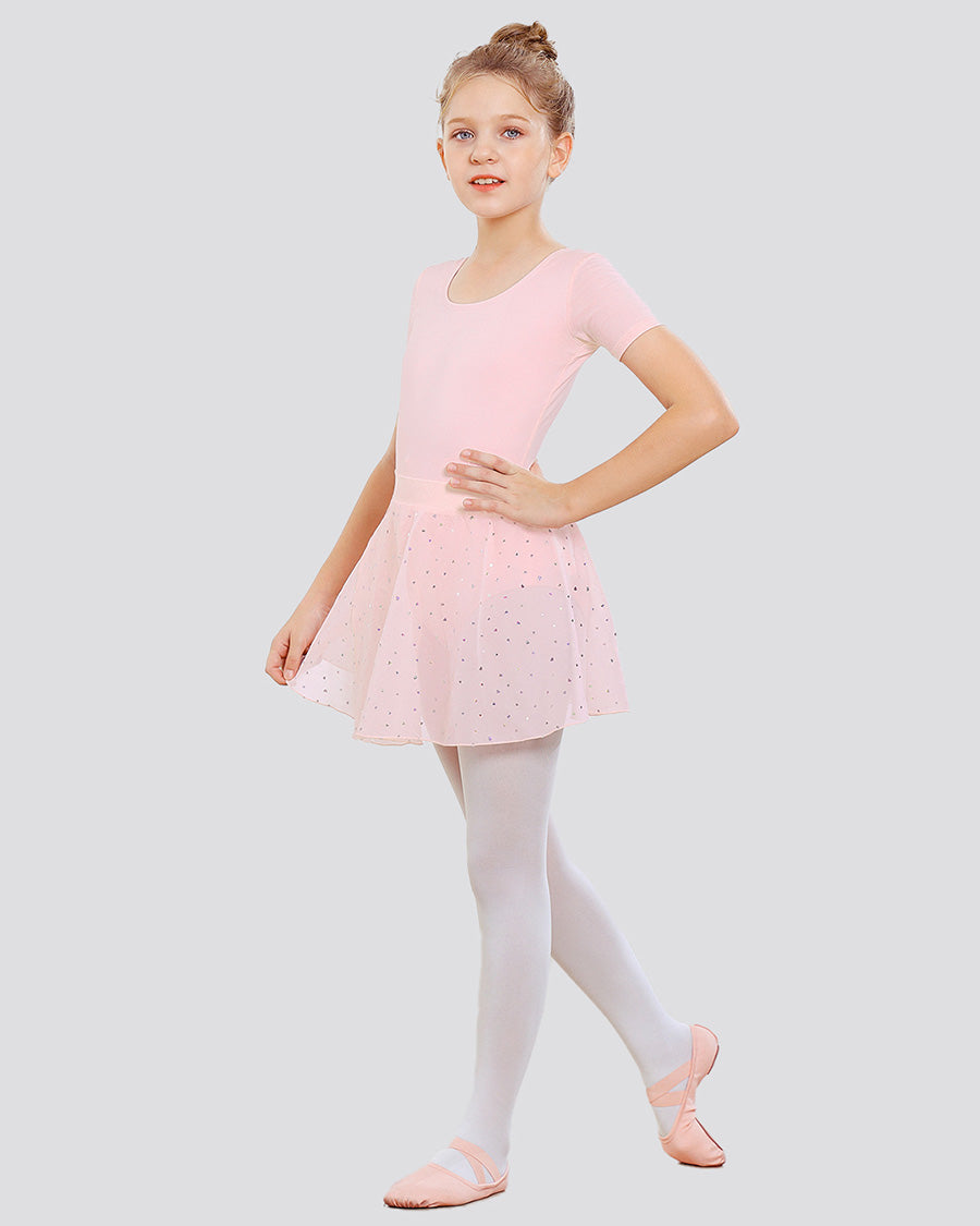 Ballet Pink Kids Cross Straps Canvas Ballet Shoes