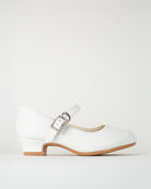 White Girls Glossy Mary Jane Heels