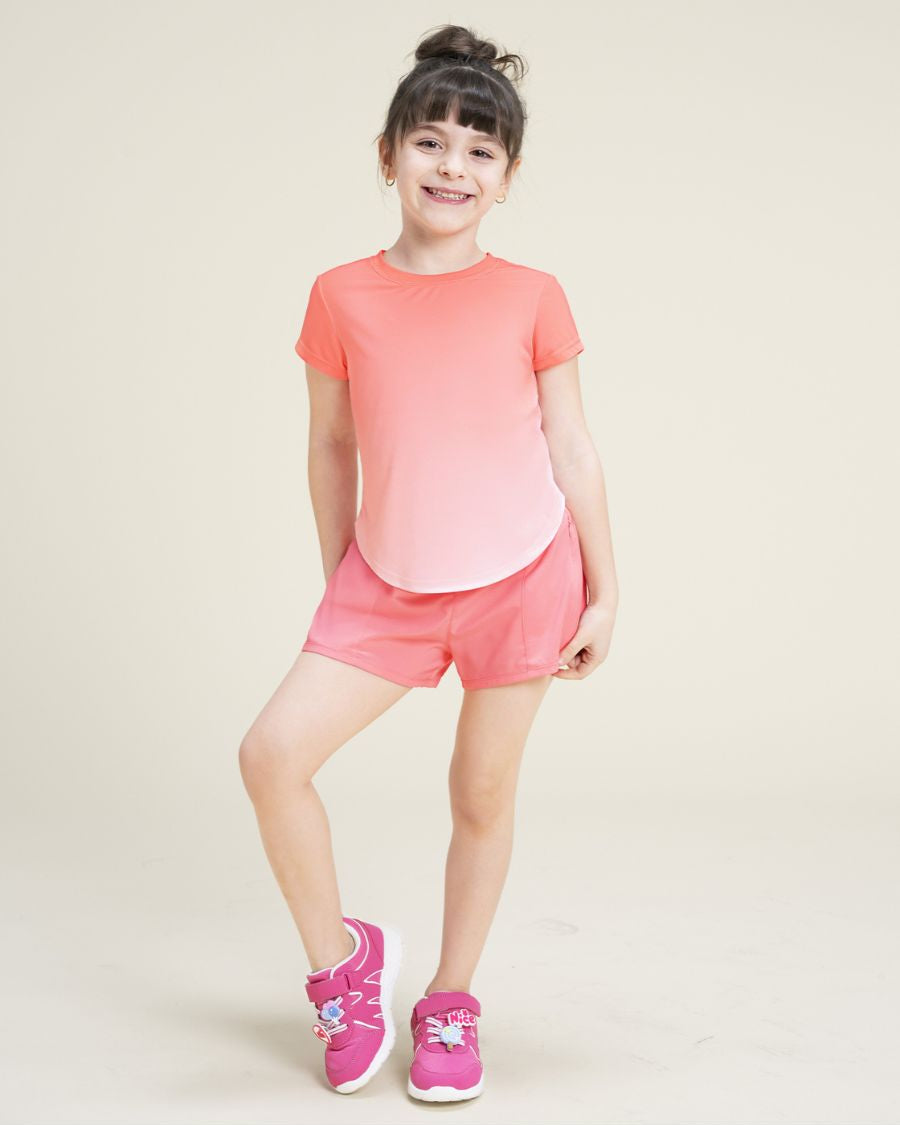 Coral Kids Ombre Athletic T-Shirt