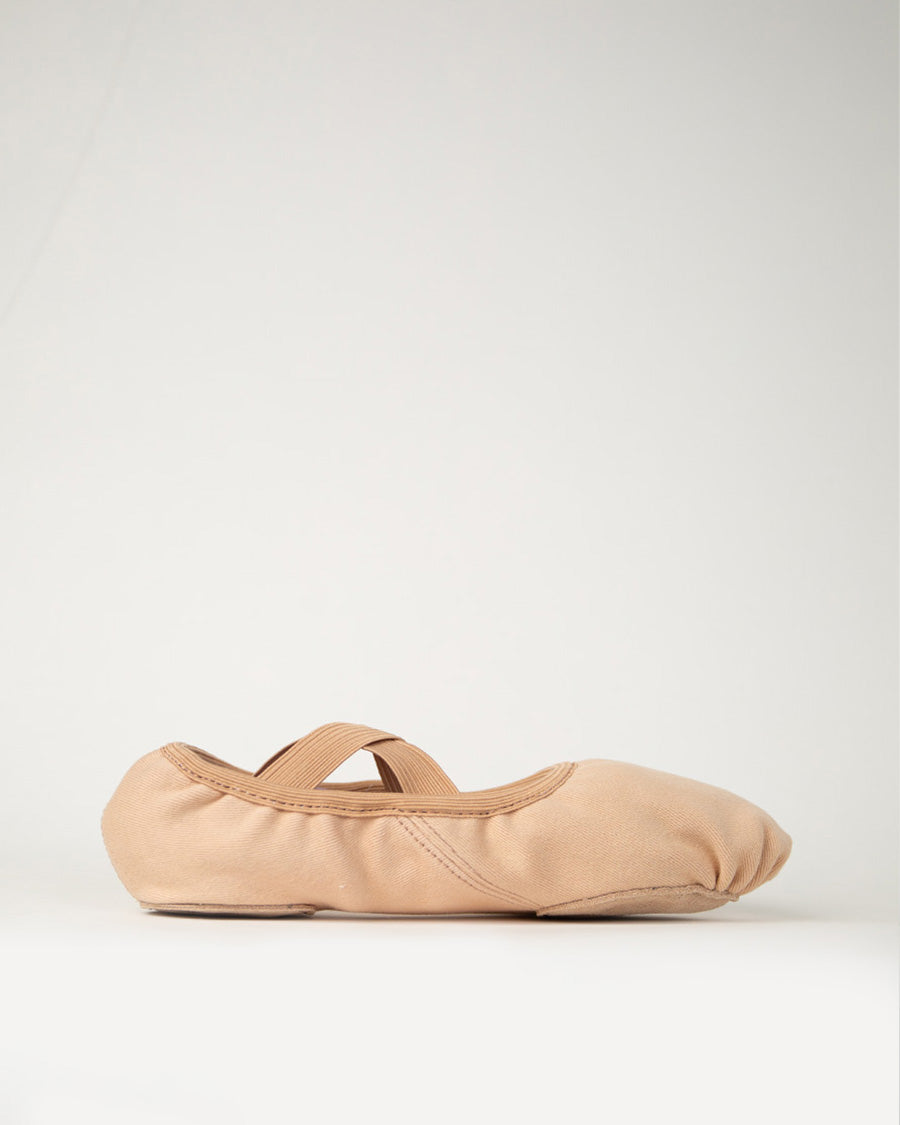 Sand Adults Stretch Canvas Split Sole Ballet Shoes