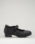 Black Glitter Kids Beat Bling Tap Shoes