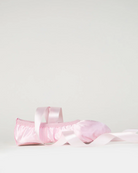 Pink Kids Satin Ballet Shoes with Ribbon