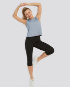 Blue Origin Sleeveless Workout Crop Top