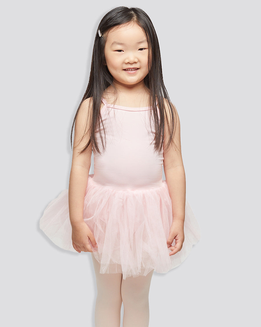 Ballet Pink Girls Camisole Tulle Dress