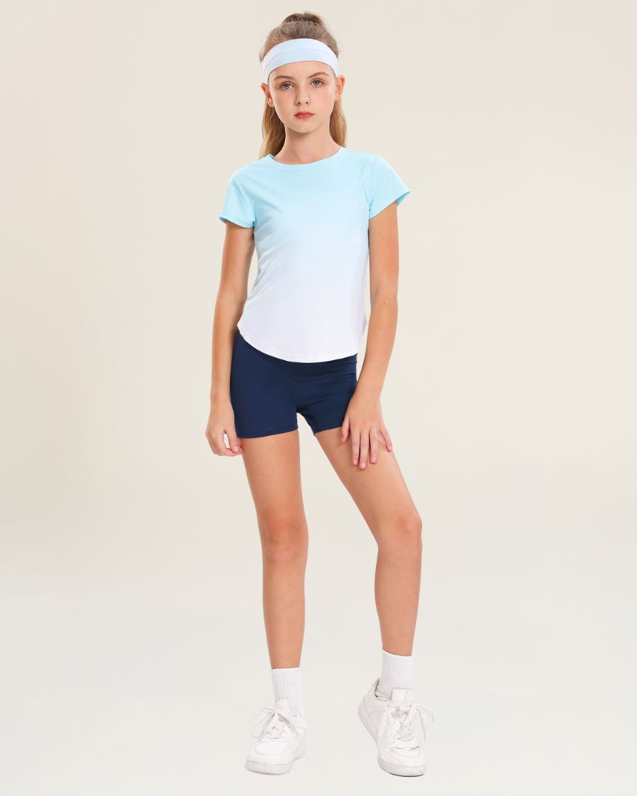 Navy Girls 3" Volleyball Shorts