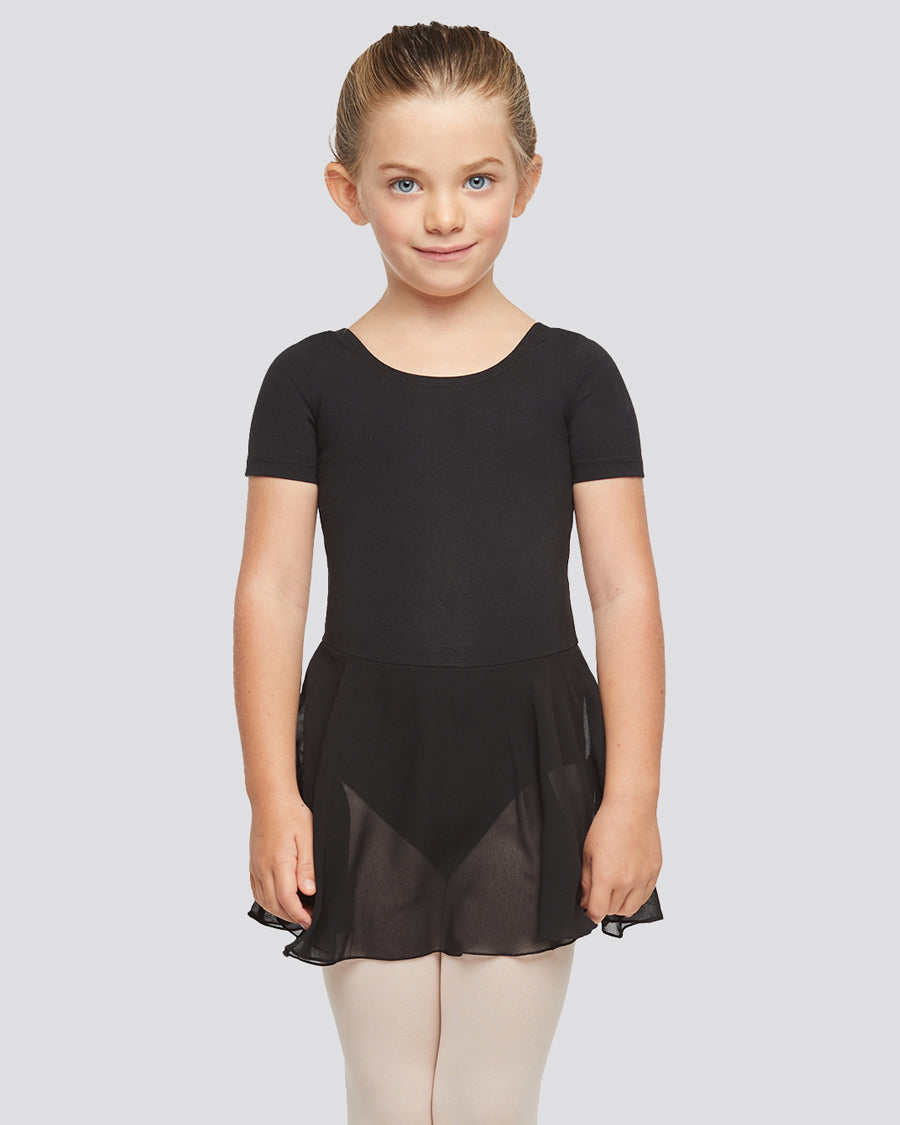 Black Girls Short Sleeve Dress