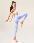 Lilac Sky Girls Athletic Leggings - View 2