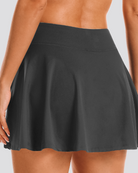 Grey CourtChic A-Line Tennis Skirt