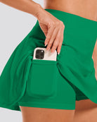 Evergreen CourtChic A-Line Tennis Skirt