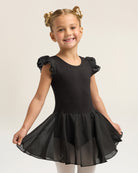 Black Girls Flutter Sleeves Dress