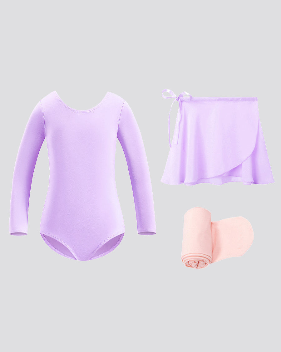 Lavender Girls Ballet Leotard Starter Kit