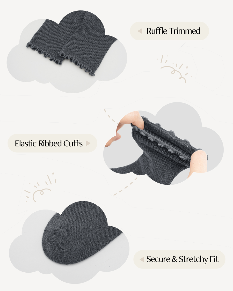 Kids Ribbed Calf Socks