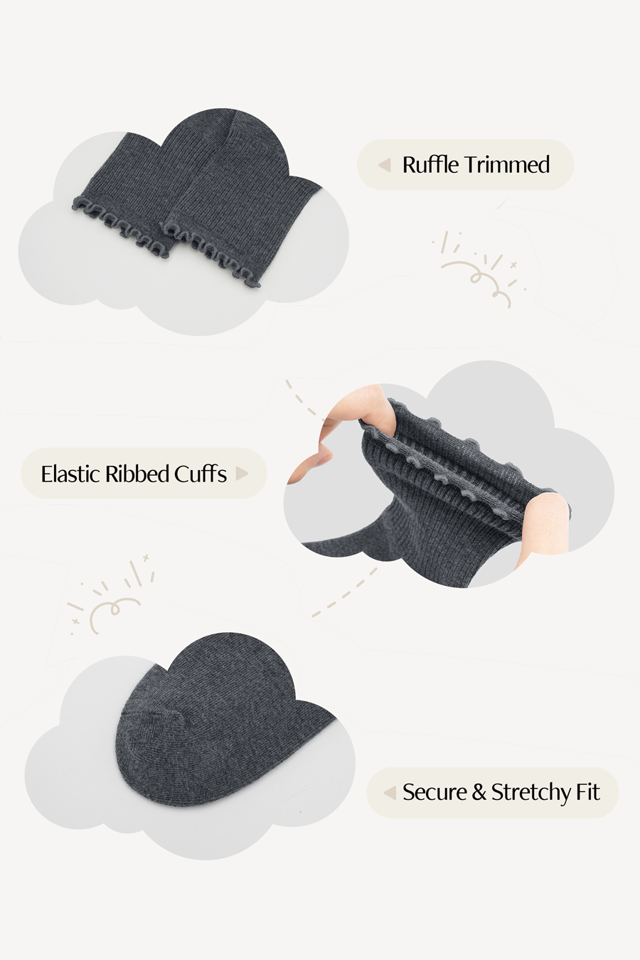 Kids Ribbed Calf Socks