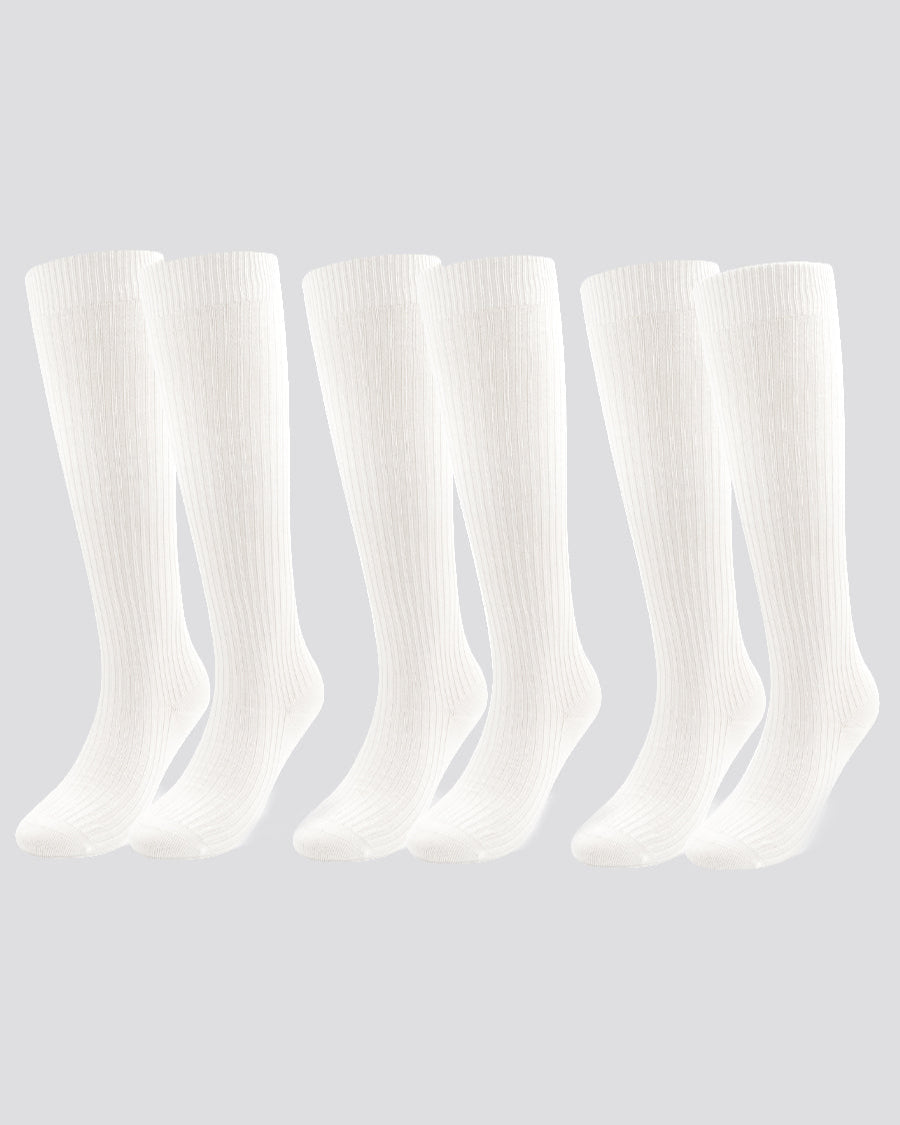 White Kids Ruffle Trimmed Socks