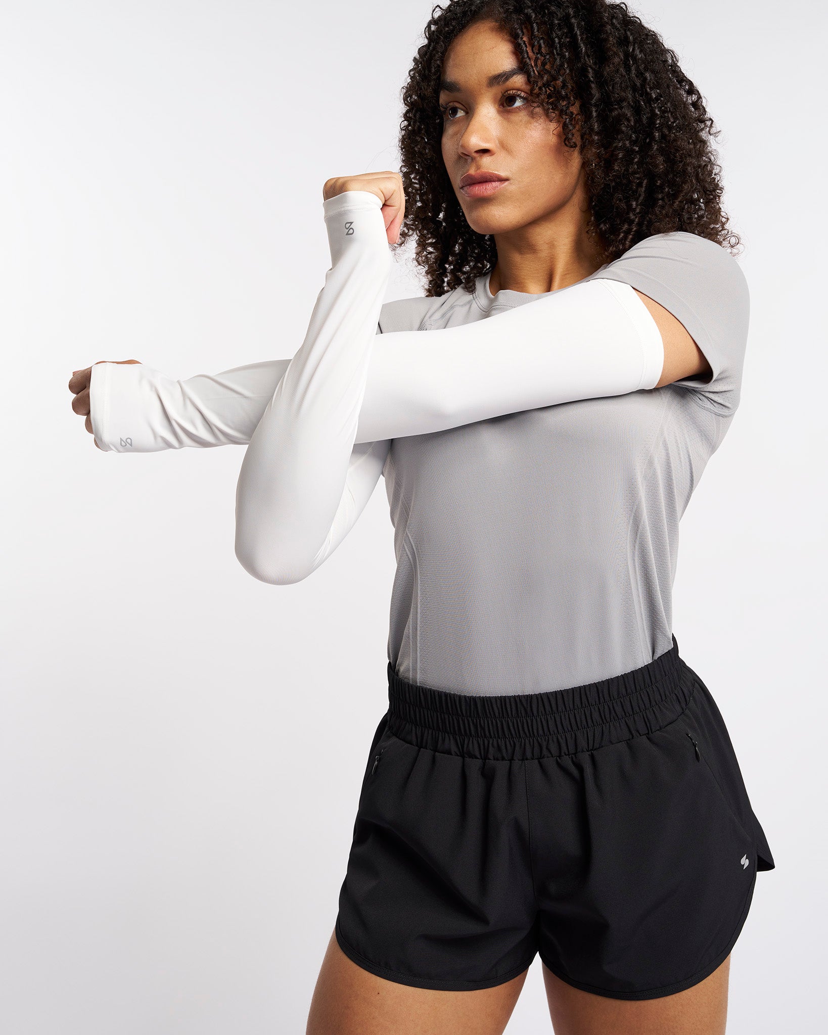 UV-Protective Sleeves in White