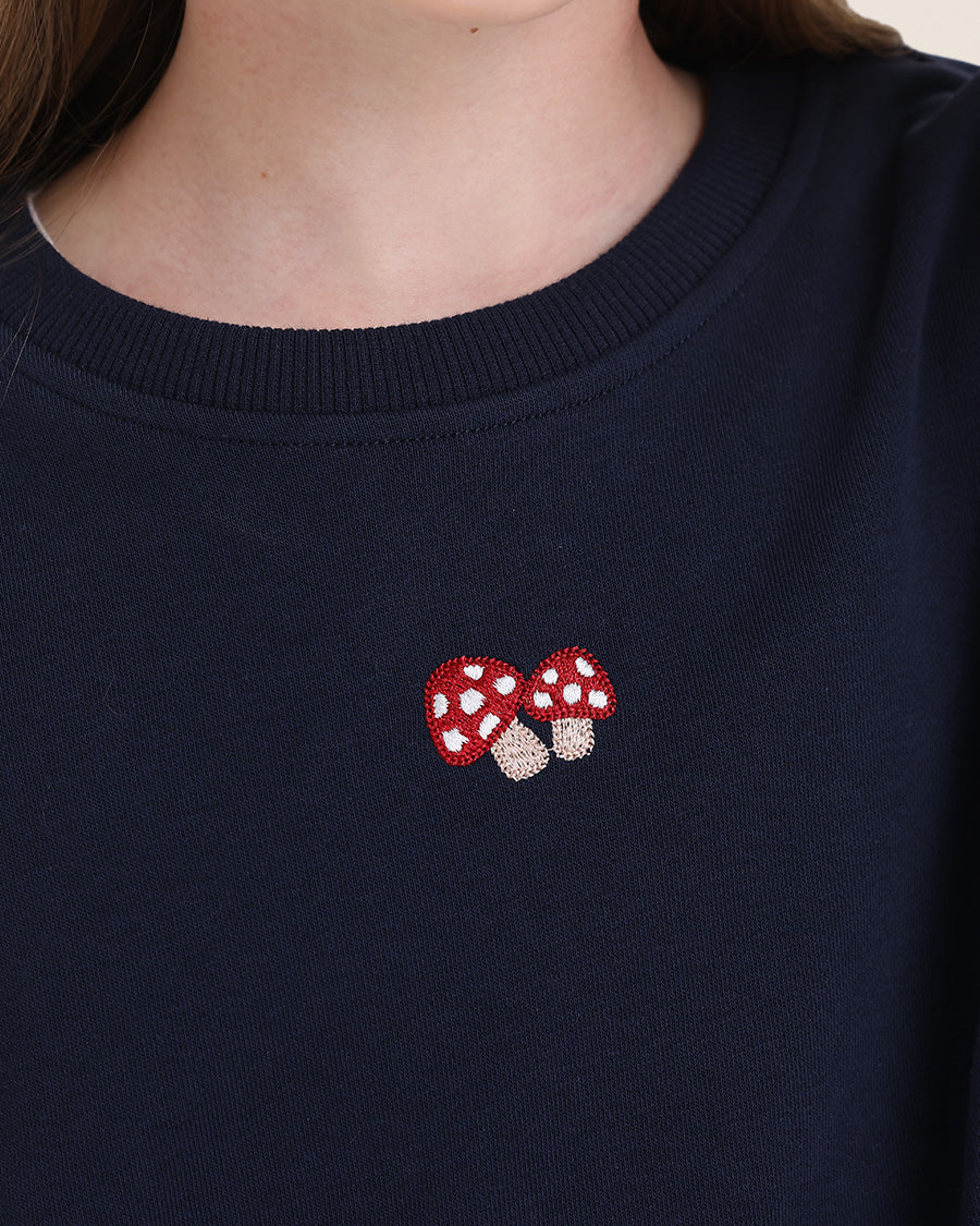 No Sweat Kids Matching Set in Dark Navy