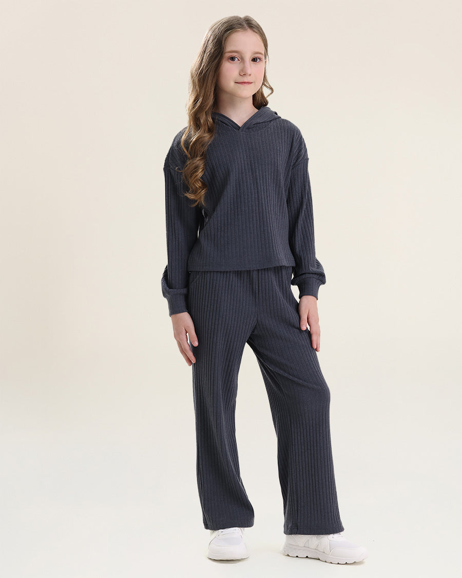 Charcoal Go with the Flow Kids Lounge Set